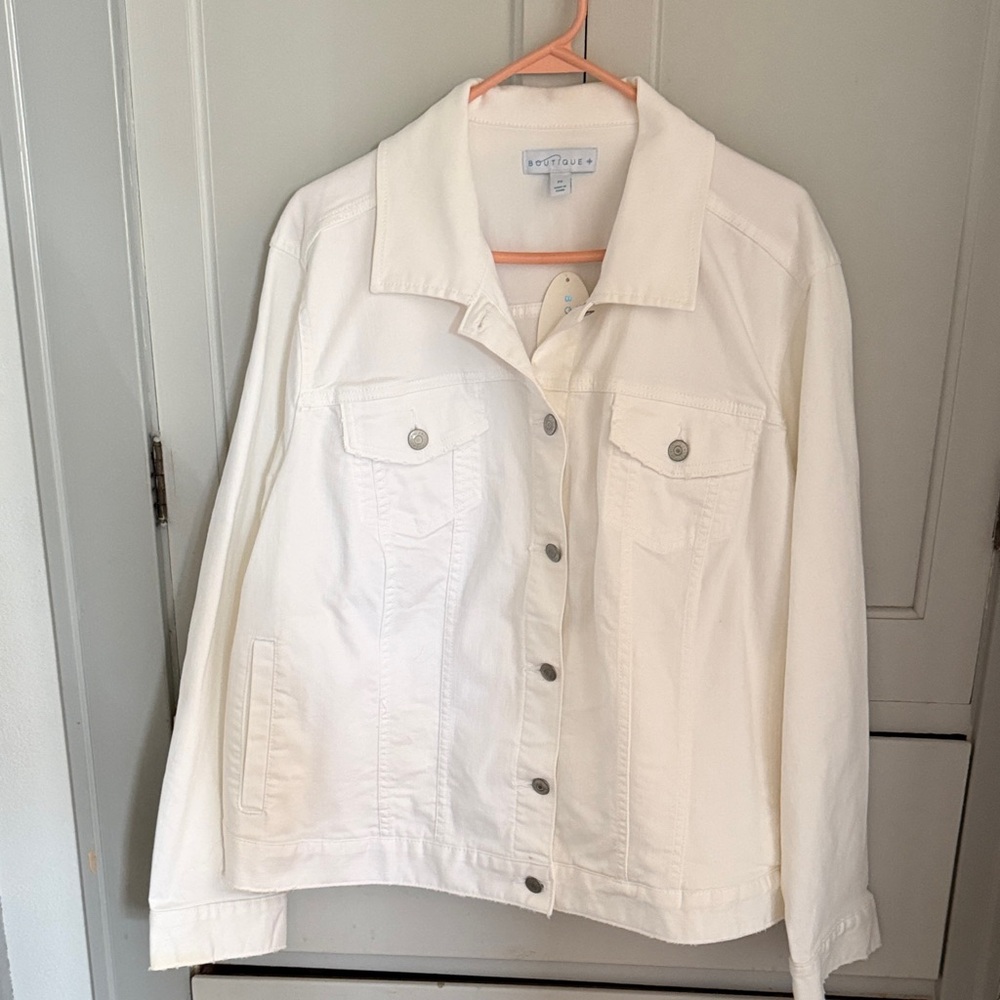 White Jean Jacket